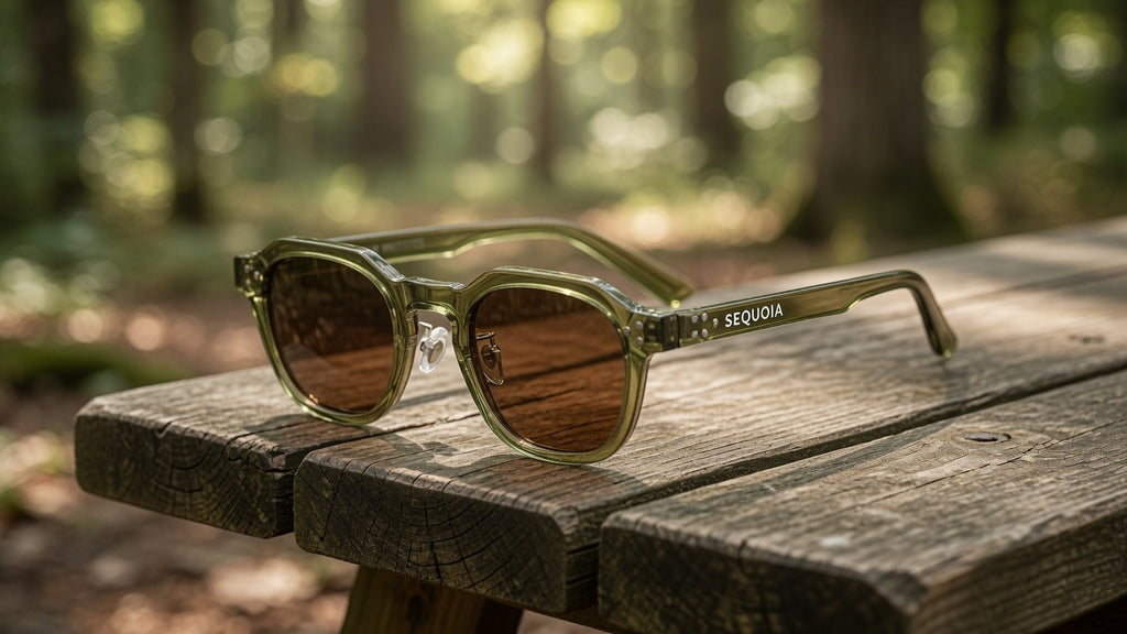 SEQUOIA Vintage Polariserede Solbriller - Original (Brun/Grøn)