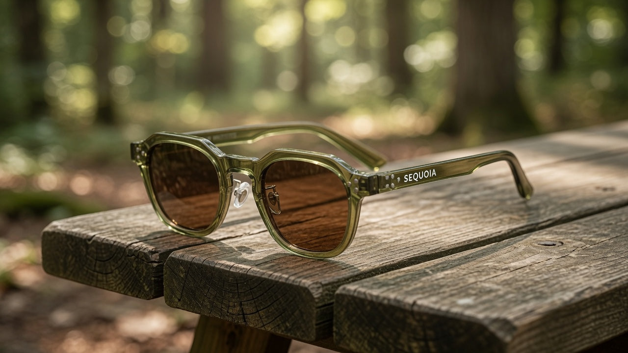 SEQUOIA Vintage Polariserede Solbriller - Original (Brun/Grøn)