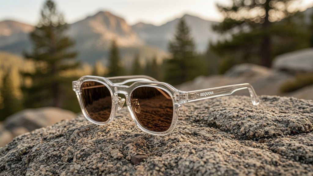 SEQUOIA Vintage Polariserede Solbriller - TERRA (Brun/Gennemsigtig)