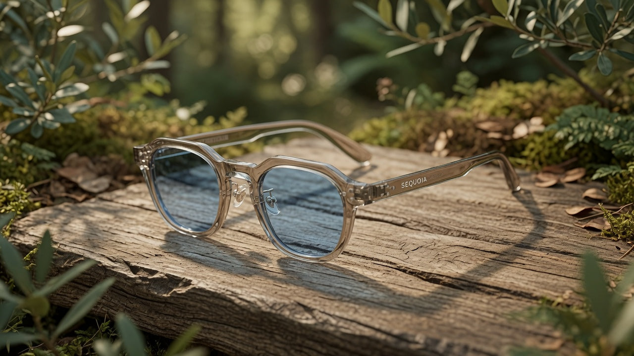 SEQUOIA Vintage Polariserede Solbriller - TUNDRA (Lyseblå/Grå)
